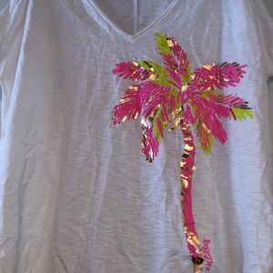 Lilly Pulitzer Palm Tree Tee